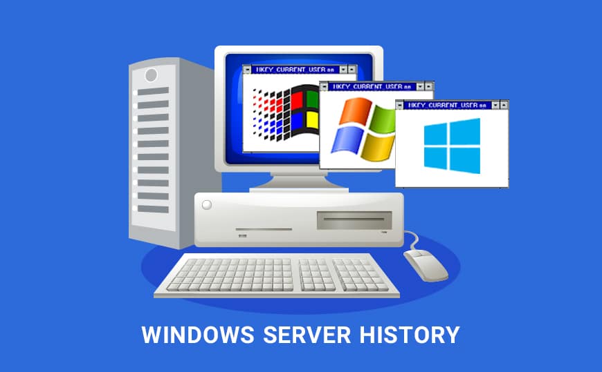 history of windows server