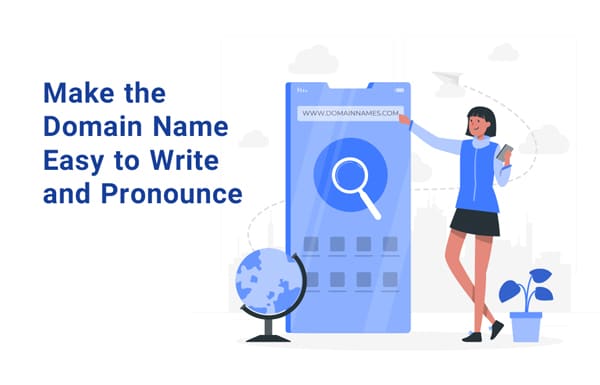 easy to write and pronounce domain name