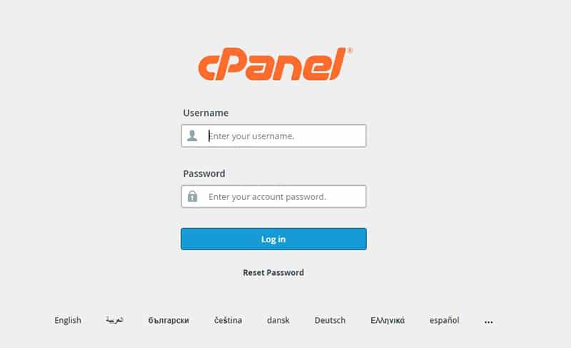 how to access your cpanel dashboard