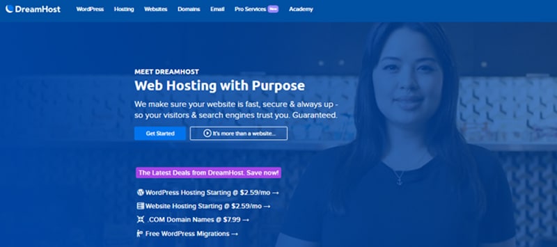 dreamhost site