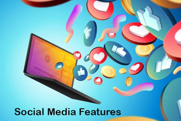social media features