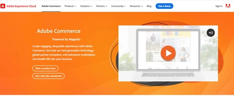 magento site