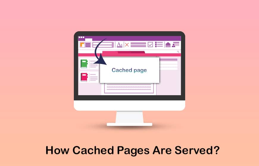how cached pages are served