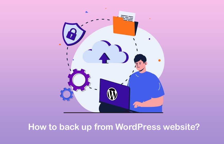 How to back up from WordPress website
