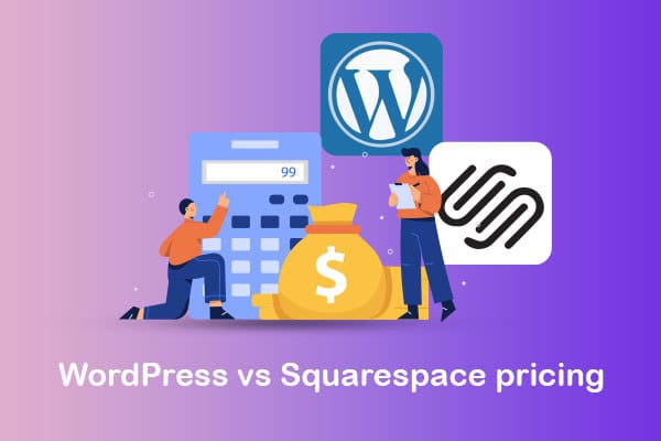 wp vs squarespace price comparison